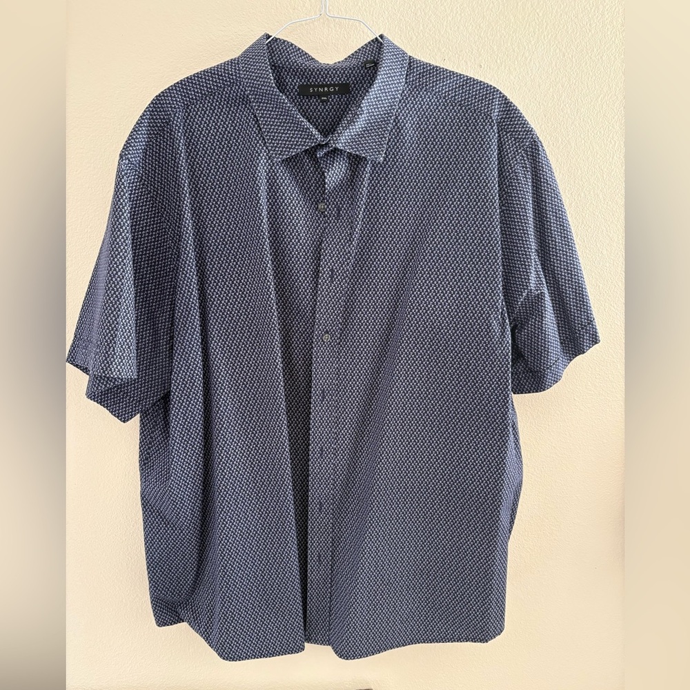 Synrgy 2x Men's Patterned Button Down Shirt